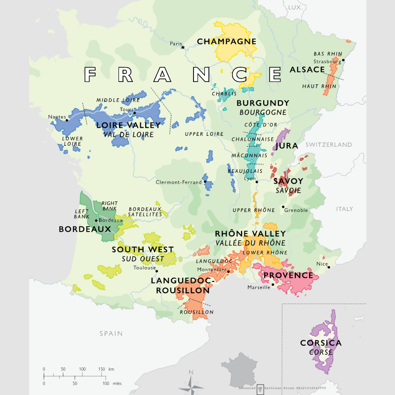Regional Wine Maps
